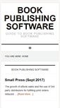Mobile Screenshot of bookpublishingsoftware.com
